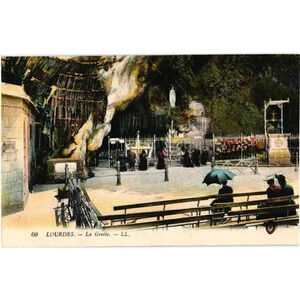 LOURDES- La Grotte- Lourdes, France Postcard